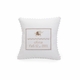 embroidered baby white elephant pillow