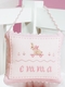 embroidered bunny door pillow