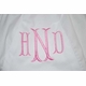 embroidered diaper cover - fishtale monogram