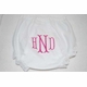 embroidered diaper cover - fishtale monogram