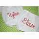 Embroidered Diaper Cover with Script Name