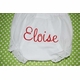 Embroidered Diaper Cover with Script Name
