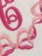 embroidered initial burp cloth with bows