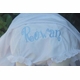 Embroidered Name Monogrammed Bloomers Diaper Cover Panty - Curly