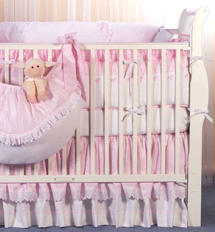embroidered orchidee and primel crib bedding blauen crib bedding