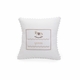 embroidered pink baby rocking horse pillow
