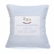 embroidered rocking horse pillow