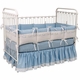 embroidered sailboats crib bedding by blauen
