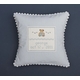 embroidered teddy bear pillow