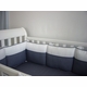 Embroidered Two Tones Crib Linens