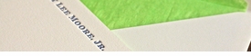 Engraved Custom Stationery