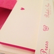 Engraved Heart Note Cards