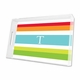 espadrille bright lucite tray - large