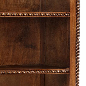 evan bookcase - chateau finish