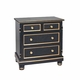 evan chest - black with gold gilding trim-out