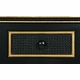 evan chest - black with gold gilding trim-out