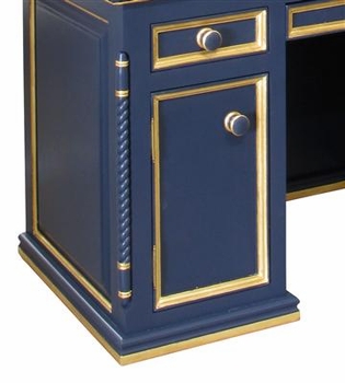 evan desk and hutch w/star molding