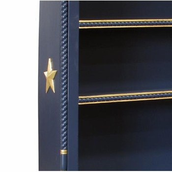 evan desk and hutch w/star molding