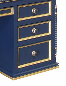 evan desk and hutch w/star molding