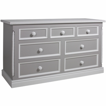 evan seven drawer dresser - dior grey
