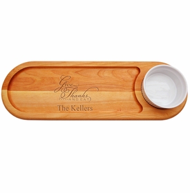 Everyday Board Dip & Serve Give Thanks And Eat