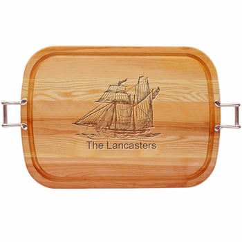 Everyday Collection Large Tray Urban Handles Personalized Ship