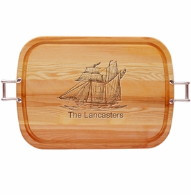 Everyday Collection Large Tray Urban Handles Personalized Ship