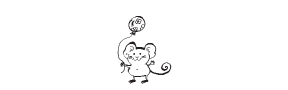 f2 - mouse w balloon