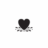 f84 - heart flourish
