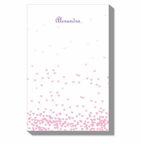 Falling Hearts Notepads