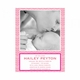 flat print baby announcement - baby waves pink