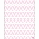 flat print baby announcement - baby waves pink