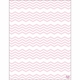 flat print baby announcement - baby waves pink