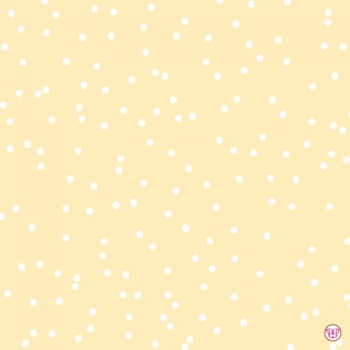 Flat Print Baby Announcement - Darling Dots Yellow