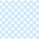Flat Print Baby Announcement - Gingham Blue