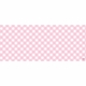 flat print baby announcement - gingham pink