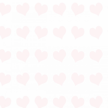 Flat Print Baby Announcement - Happy Hearts Pink
