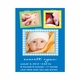 Flat Print Baby Announcement - Patchwork Quilt Blue
