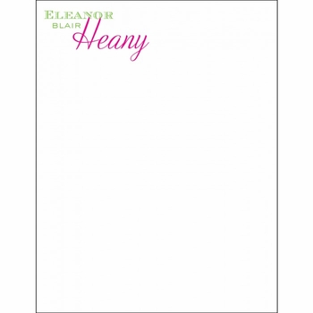 flat print baby announcement - photo love pink