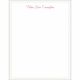 Flat Print Baby Announcement - Pink Ribbon