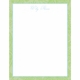 Flat Print Baby Announcement - Pretty Paisley Blue
