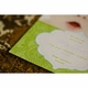 Flat Print Baby Announcement - Pretty Paisley Blue