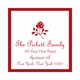 Flat Print Baby Announcement - Rose