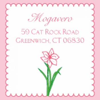 Flat Print Baby Announcement - Spring Garden
