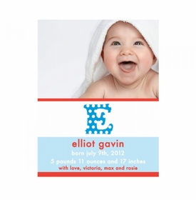 Flat Print Baby Announcement - The Elliot