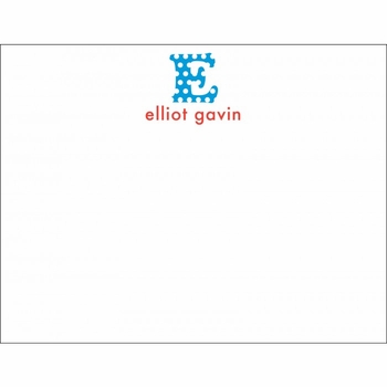 flat print baby announcement - the elliot