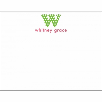 flat print baby announcement - the whitney