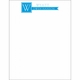 Flat Print Baby Announcement - Window Panes Blue