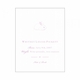 Flat Print Rabbit Baby Announcement - Bunny