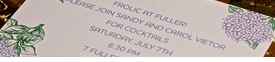 flat print rehearsal dinners